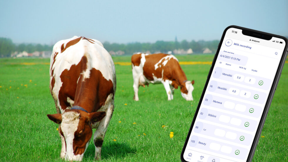 Mobile applications in dairy business!